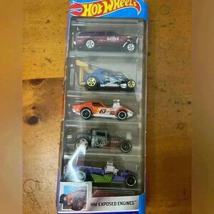 Hot Wheels 5 HW Exposed Engines 5 Pack Bone Shaker'64‎ Nova Wagon Gasser 2022